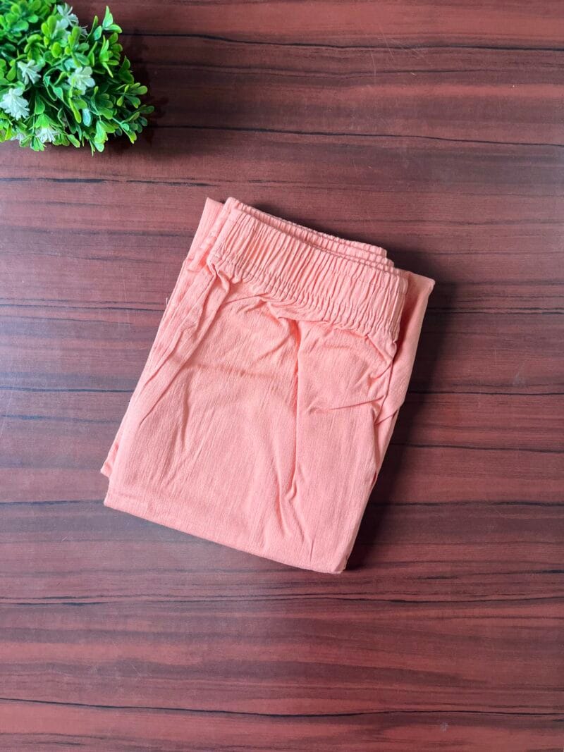LIVA Lycra Cigar Pants - Peach