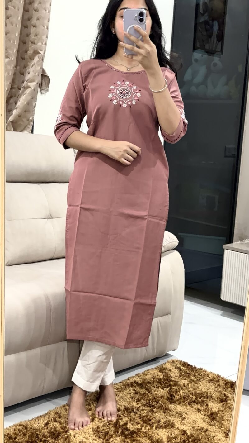 Designer Embroidery Kurta