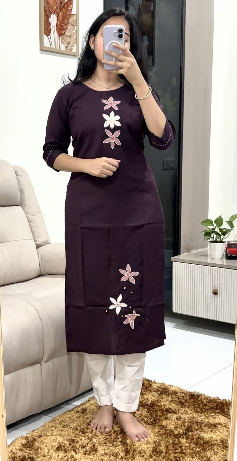 Designer Embroidery Kurta